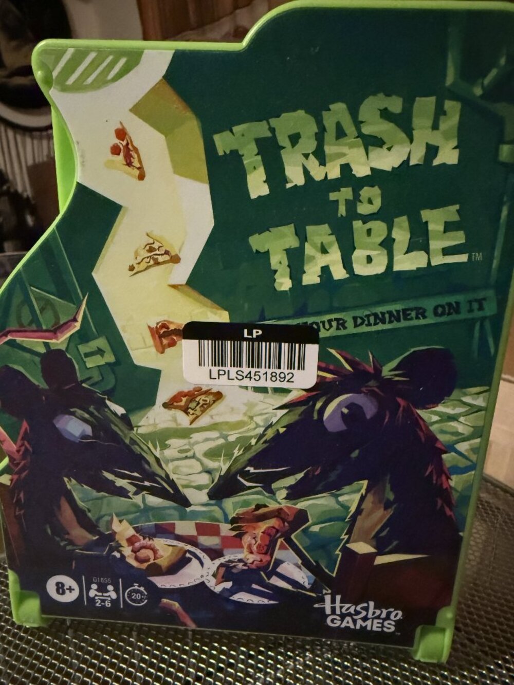 Trash to Table party game by Hasbro Gaming.